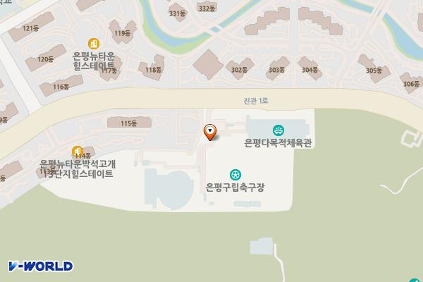 은평구민체육센터 위치 지도 — 서울특별시 은평구 진관1로 40