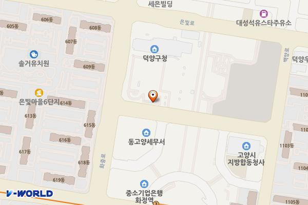 덕양구청 주차장 위치 지도 — 경기도 고양시 덕양구 화중로 104번길 13