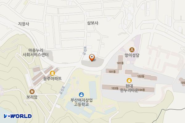 망미동 노외공영주차장 위치 지도 — 부산광역시 수영구 금련로43번길 17