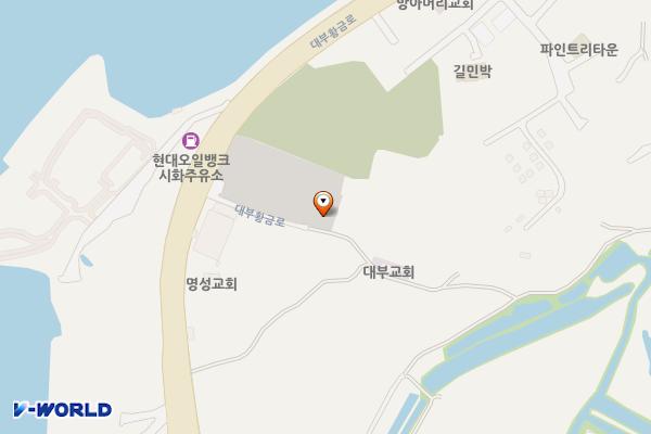 대부도 공영 주차장 위치 지도 — 경기도 안산시 단원구 대부황금로 1432