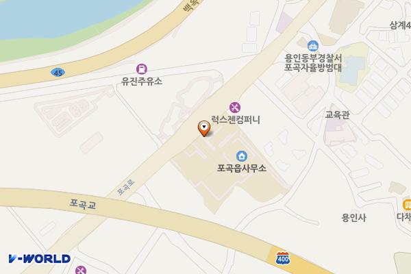 포곡읍사무소 위치 지도 — 경기도 용인시 처인구 포곡읍 포곡로 258