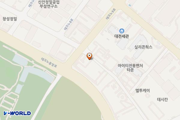 대전테크노파크 주차장 위치 지도 — 대전광역시 유성구 테크노9로 35