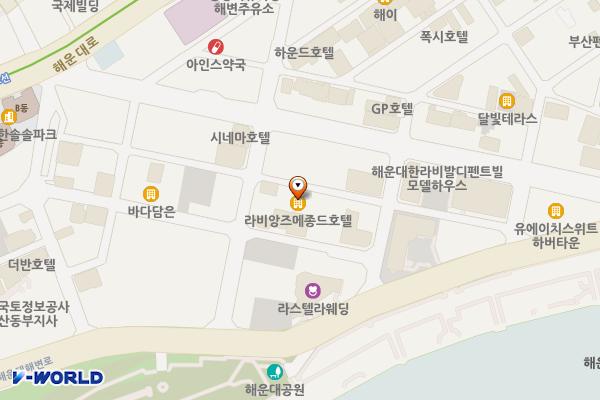 메종드리치190 위치 지도 — 부산광역시 해운대구 해운대해변로209번나길 56