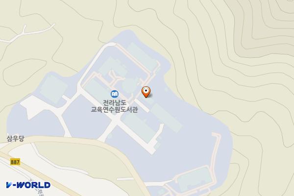 전라남도교육청연수원(담양) 위치 지도 — 전남광주통합특별시 담양군 가사문학면 지석길 19