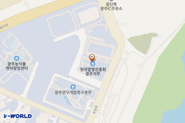 이노비즈센터주차장 위치 지도 — 전남광주통합특별시 북구 추암로 249