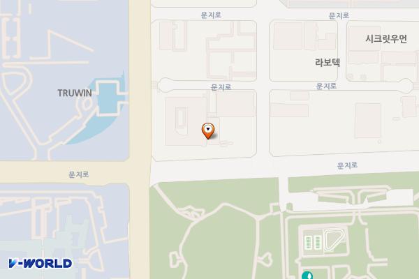 KLES 위치 지도 — 대전광역시 유성구 문지로 271-23