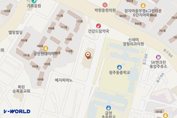 하이웨이클럽 청주 위치 지도 — 충청북도 청주시 상당구 수영로 265