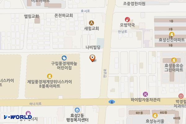 인천 계양구 효성동 수영장 위치 지도 — 인천광역시 계양구 안남로 483