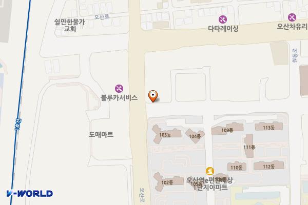 오산 양우프라자 위치 지도 — 경기도 오산시 오산로 164