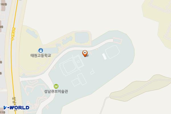 성남아트센터 지하주차장 03기둥 위치 지도 — 경기도 성남시 분당구 성남대로 808
