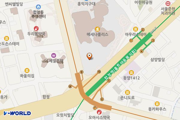 세아타워 지하4층 주차장-1 위치 지도 — 서울특별시 마포구 양화로 45