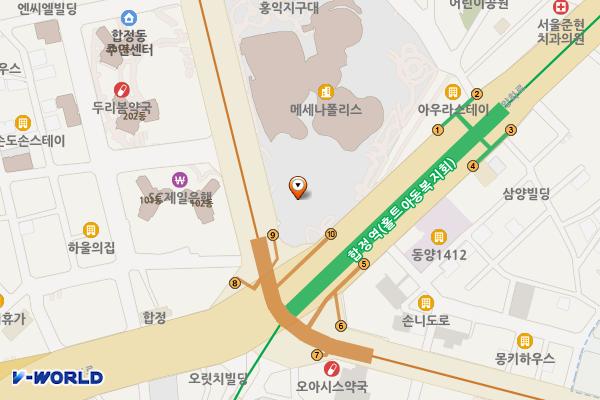 세아타워 지하4층 주차장-2 위치 지도 — 서울특별시 마포구 양화로 45