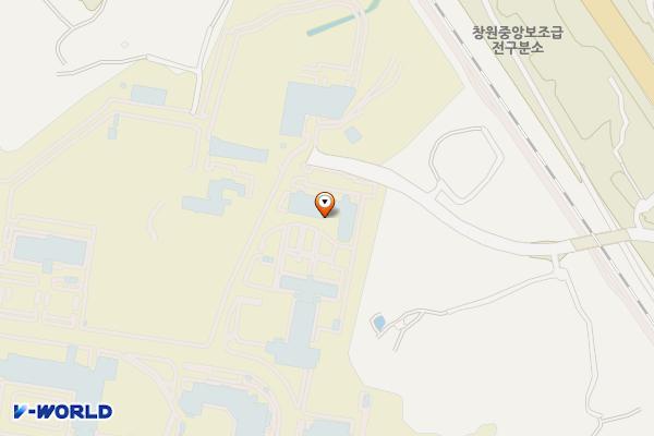 창원대학교 국제교류원(86호관) 위치 지도 — 경상남도 창원시 의창구 창원대학로 20