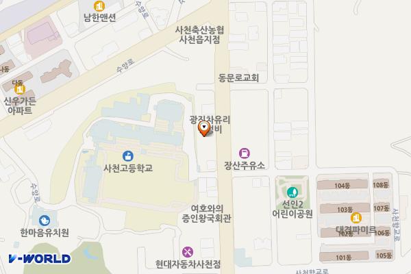 인제소방서 위치 지도 — 강원특별자치도 인제군 인제읍 비봉로44번길 71