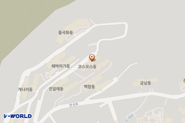 무주리조트 코스모스1동 위치 지도 — 전북특별자치도 무주군 설천면 만선로 185