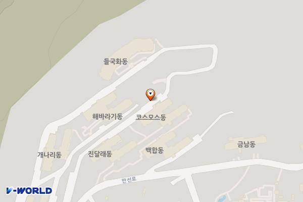 무주리조트 코스모스1동 (급) 위치 지도 — 전북특별자치도 무주군 설천면 만선로 185