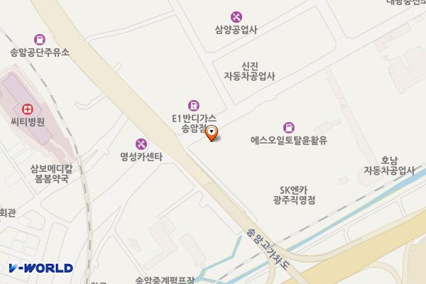 입하신협 위치 지도 — 전남광주통합특별시 남구 송암로24번길 4