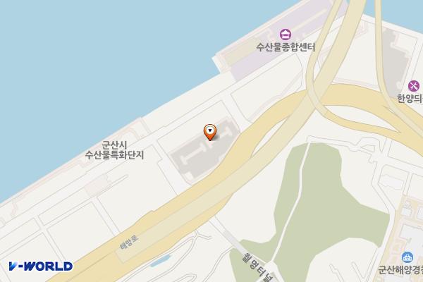 수산물센터 인근 공영주차장 위치 지도 — 전북특별자치도 군산시 해망동 1000-9