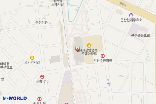 신영시장 공영주차장 위치 지도 — 전북특별자치도 군산시 금암동 73-51