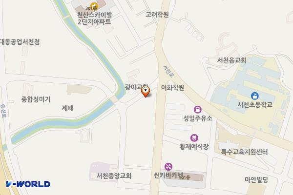SK 주유소 뒤 공영주차장_서천군 위치 지도 — 충청남도 서천군 서천읍 충절로29번길 31
