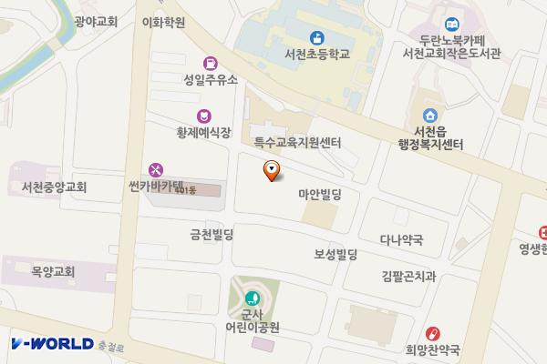 군사5리 마을회관 공영주차장_서천군 위치 지도 — 충청남도 서천군 서천읍 충절로41번길 24-20