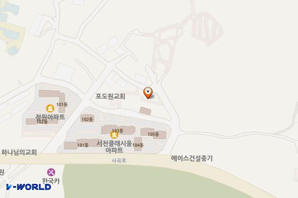사곡1리 주민휴게실 공영주차장_서천군 위치 지도 — 충청남도 서천군 서천읍 사곡로99번길 21