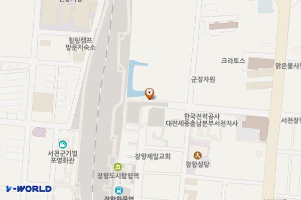 장항제일교회 앞 공영주차장_서천군 위치 지도 — 충청남도 서천군 장항읍 장항로161번길 46-4