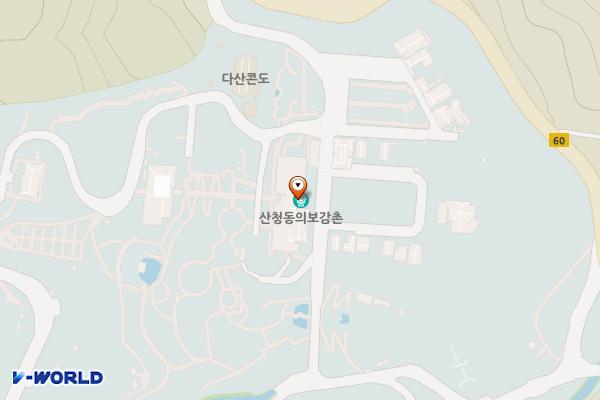 동의보감촌 엑스포 주제관 지상주차장 위치 지도 — 경상남도 산청군 금서면 동의보감로555번길 45-6