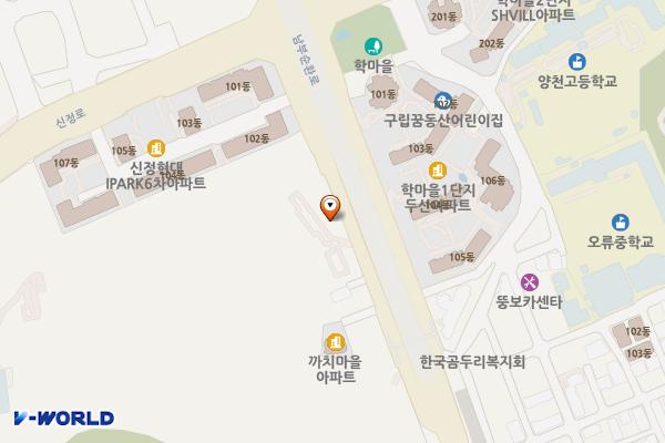 대한민국고엽제전우회양천구지회 위치 지도 — 서울특별시 양천구 남부순환로 694