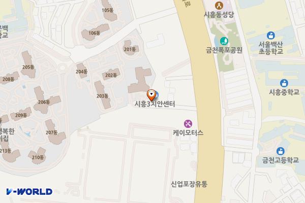 금천구시설관리공단 위치 지도 — 서울특별시 금천구 시흥대로37길 18