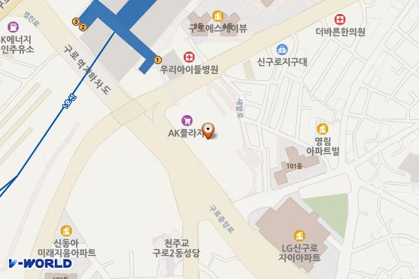 NC 신구로점 위치 지도 — 서울특별시 구로구 구로중앙로 152