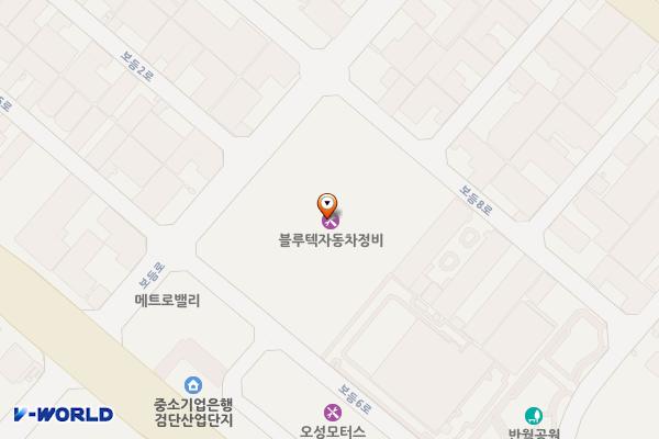 검단지식산업센터 위치 지도 — 인천광역시 검단구 보듬로 158