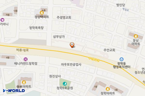 청학동4 공영주차장 (급) 위치 지도 — 인천광역시 연수구 청학동 79-2