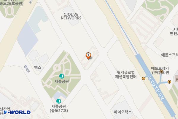 제6공영주차장 (급) 위치 지도 — 인천광역시 연수구 송도동 11-98
