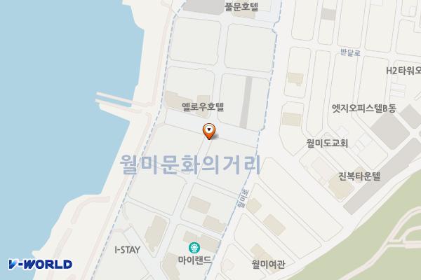 월미도 공영주차장 위치 지도 — 인천광역시 제물포구 월미로234번길 7