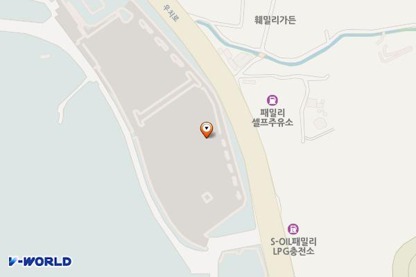 우치근린공원 (급) 위치 지도 — 전남광주통합특별시 북구 우치로 677