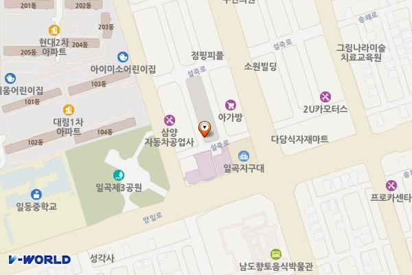 일곡공영주차장 (급) 위치 지도 — 전남광주통합특별시 북구 설죽로 495-6