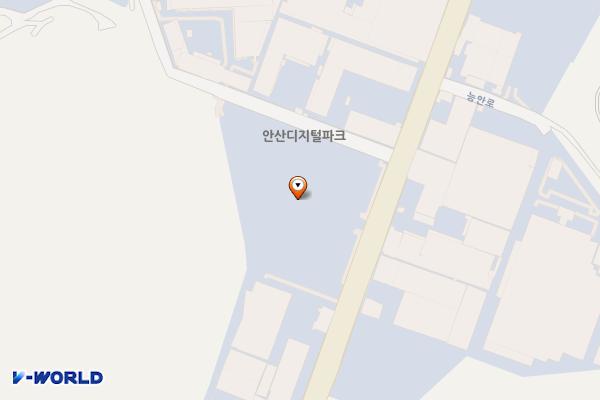 안산디지털파크 위치 지도 — 경기도 안산시 단원구 능안로 81