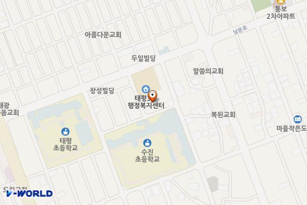 태평공영주차장 (급) 위치 지도 — 경기도 성남시 수정구 남문로52번길 9-9