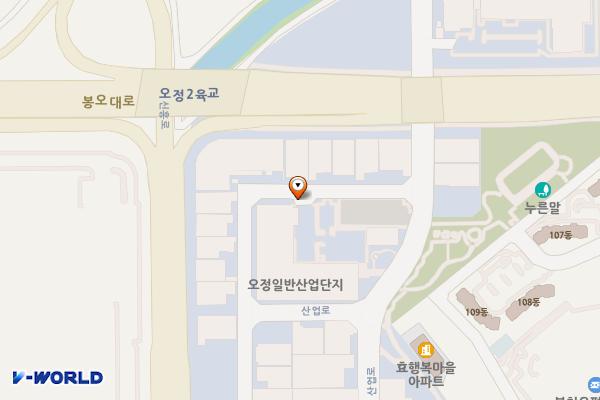 오정산업단지 공영주차장 (급) 위치 지도 — 경기도 부천시 오정구 산업로7번길 64