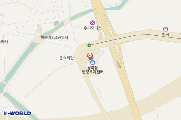 청북읍사무소 (급) 위치 지도 — 경기도 평택시 청북읍 청원로 2