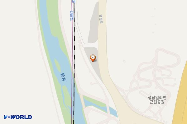 태평동탄천변공영주차장 (급) 위치 지도 — 경기도 성남시 수정구 태평동 7003-21(태평1동)