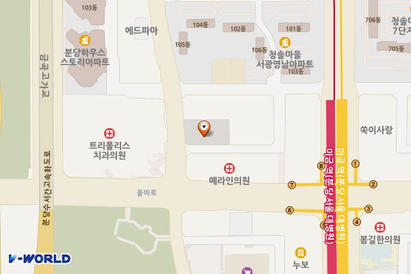 금곡동공영주차장 (급) 위치 지도 — 경기도 성남시 분당구 금곡동 169