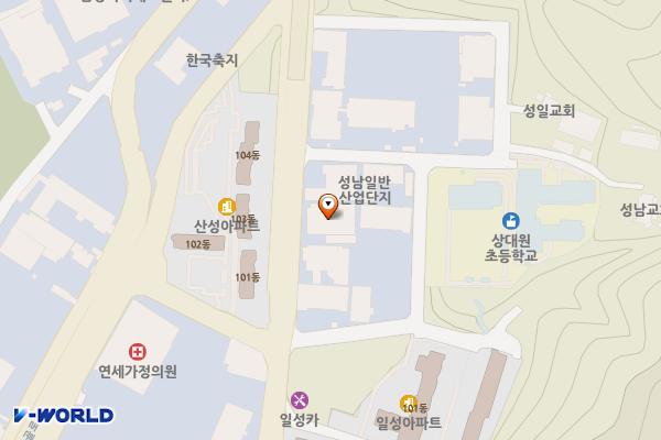 아세아도 주식회사 위치 지도 — 경기도 성남시 중원구 순환로 210