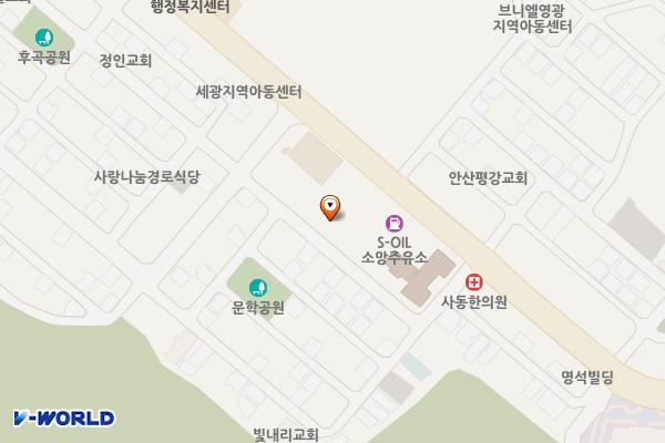 한도프라자 위치 지도 — 경기도 안산시 상록구 네고지2길 41