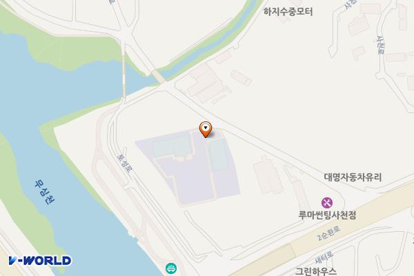 충청북도곰두리체육관 위치 지도 — 충청북도 청주시 청원구 토성로 21
