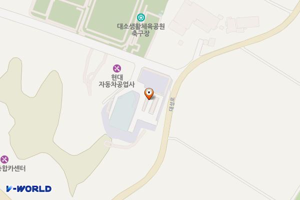 대소국민체육센터 (급) 위치 지도 — 충청북도 음성군 대소면 대성로 39