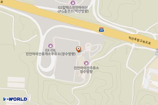 진안마이산휴게소 (장수방향) (급) 위치 지도 — 전북특별자치도 진안군 진안읍 익산장수고속도로 42