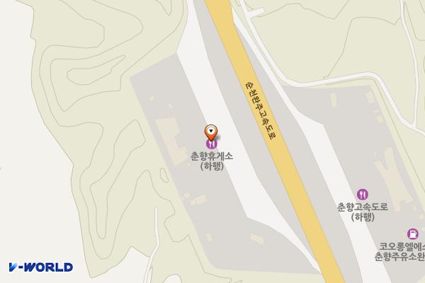 춘향휴게소 (순천방향) (급) 위치 지도 — 전북특별자치도 남원시 수지면 순천완주고속도로 49