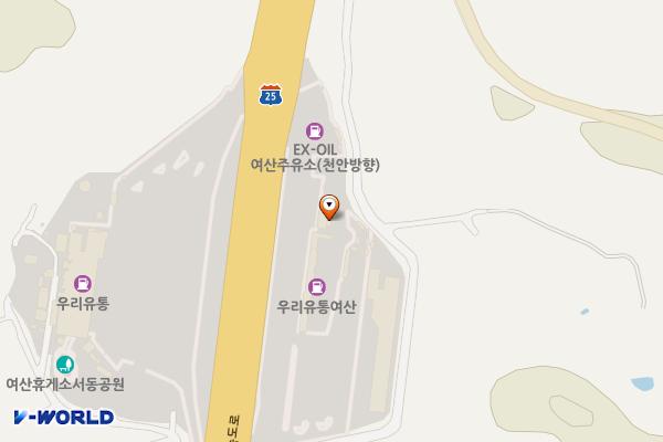 익산미륵사지(천안)휴게소 (급) 위치 지도 — 전북특별자치도 익산시 여산면 호남고속도로 192